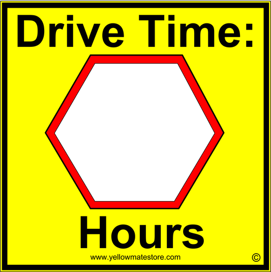 New Learner Driver hours sign + Marker